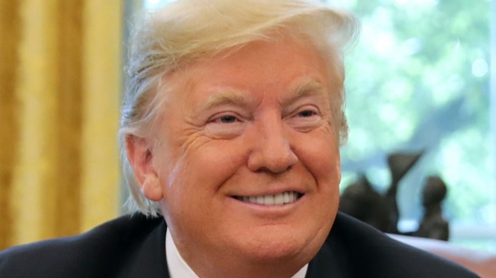 Donald Trump smiling