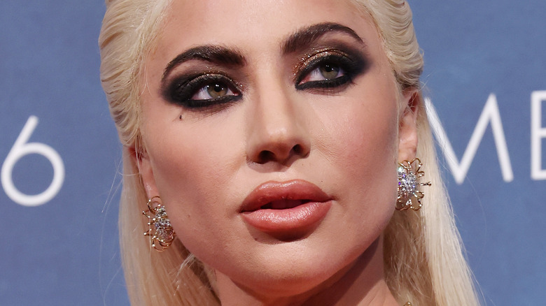 Lady Gaga heavy makeup