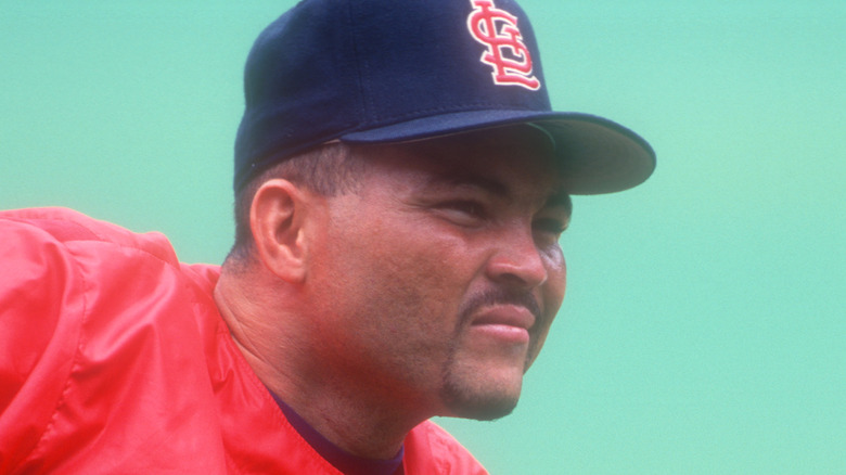 Gerónimo Peña during practice
