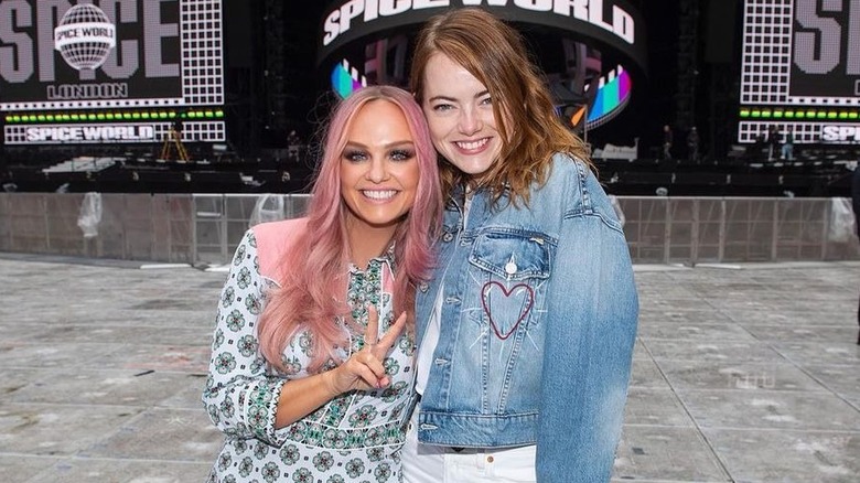 Emma Bunton and Emma Stone