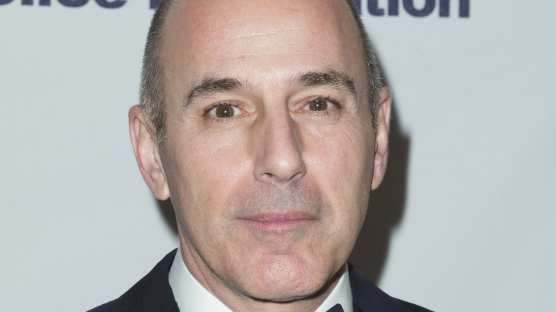 Matt Lauer purses his lips 