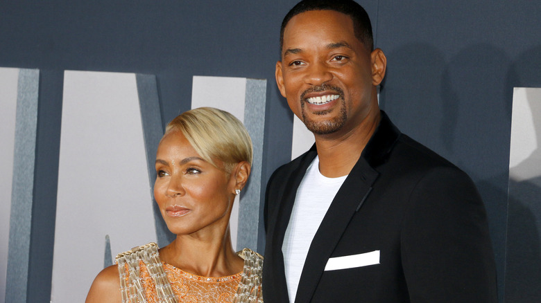 Will Smith, Jada Pinkett-Smith posing