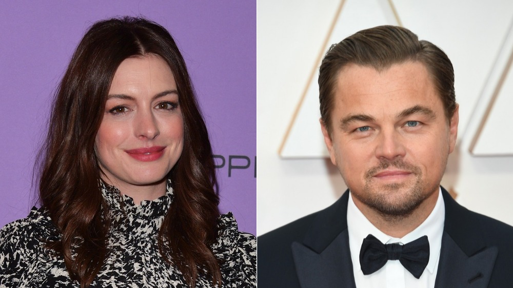 Anne Hathaway and Leonardo DiCaprio red carpet