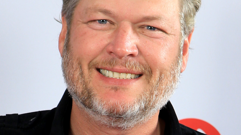 Blake Shelton smiling