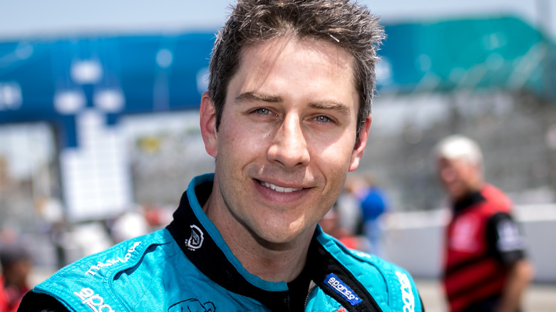 Arie Luyendyk Jr. in racing suit