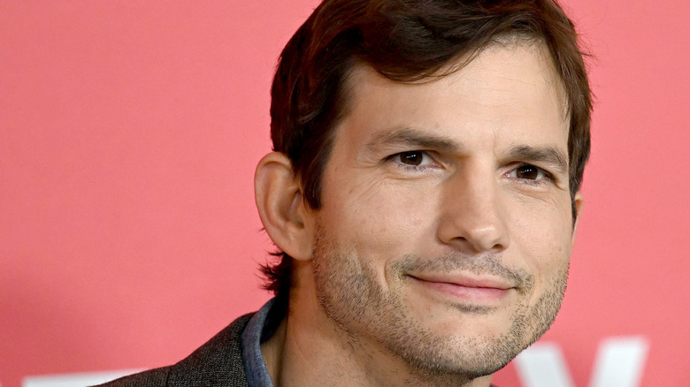 Ashton Kutcher smile