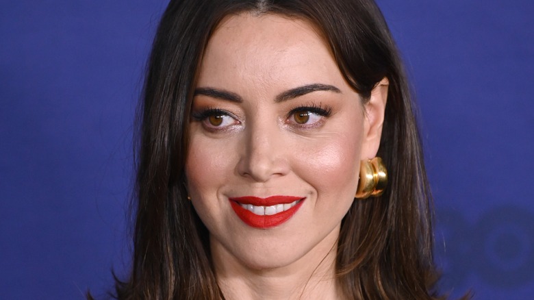 Aubrey Plaza smiling