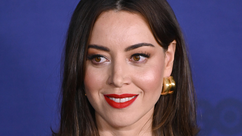 Aubrey Plaza smiling