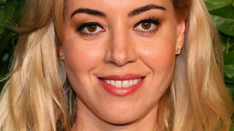 Aubrey Plaza smiling