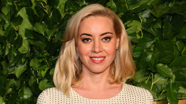 Aubrey Plaza smiling