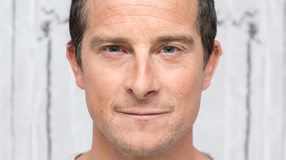 Bear Grylls smiling slightly