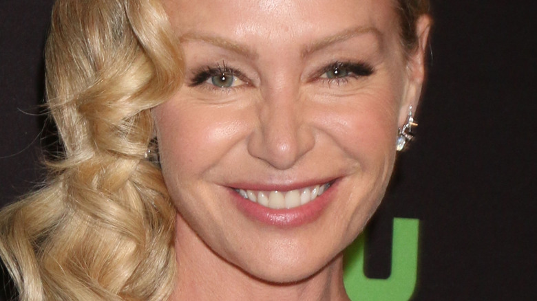 Portia de Rossi smiles