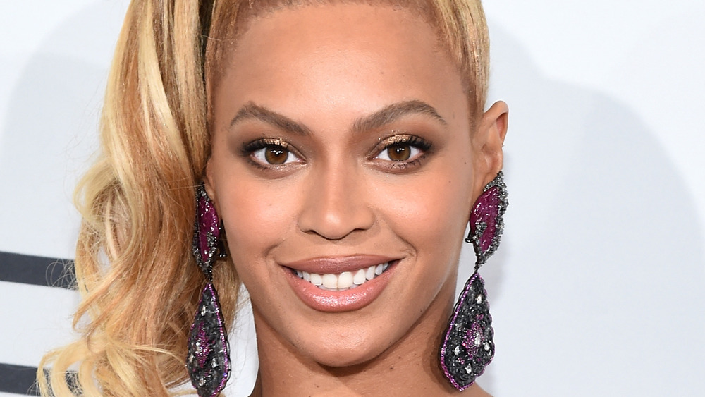 Beyonce smiling