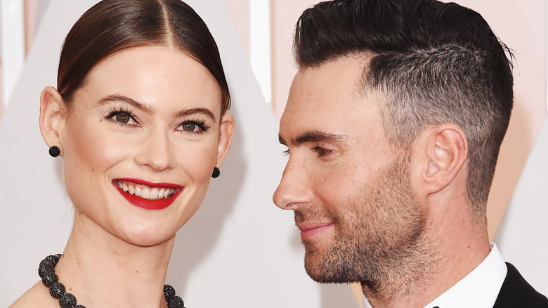 behati prinsloo adam levine close-up