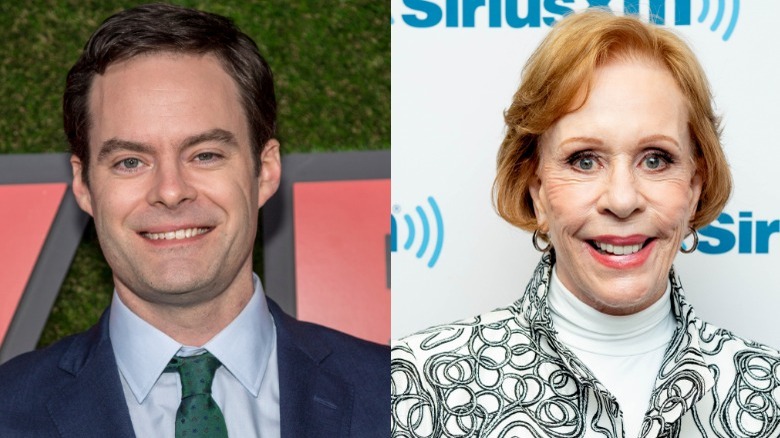 Bill Hader and Carol Burnett smiling