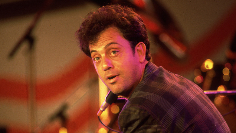 Billy Joel performing.