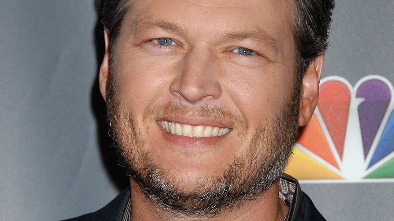 Blake Shelton smiling