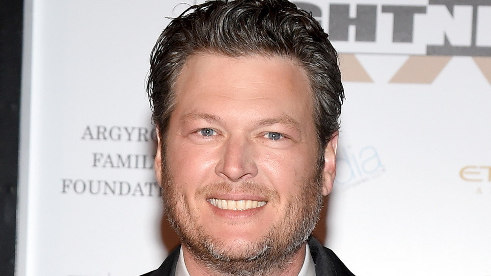 Blake Shelton smiling