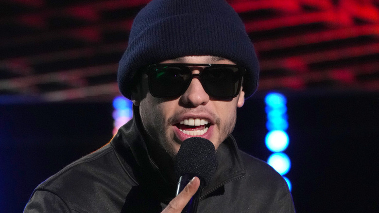 Pete Davidson wearing sunglasses