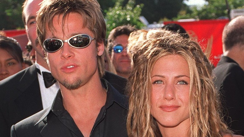 Brad Pitt and Jennifer Aniston at the Emmys in 1999