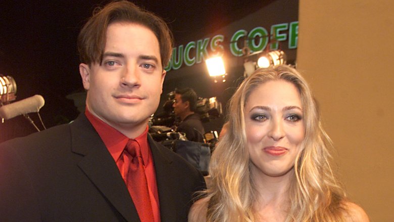 Brendan Fraser and Afton Smith