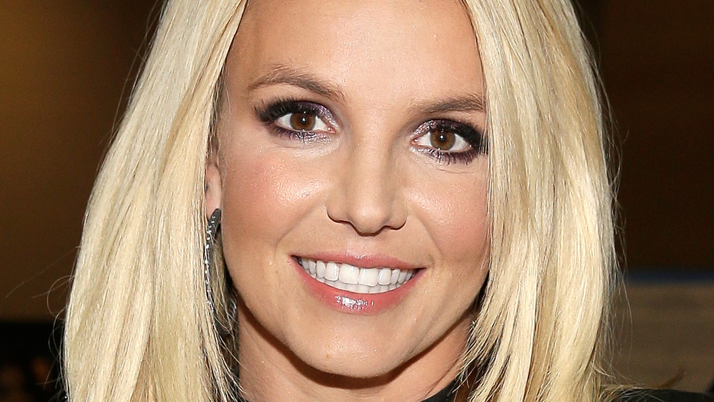 Britney Spears smiling at an event