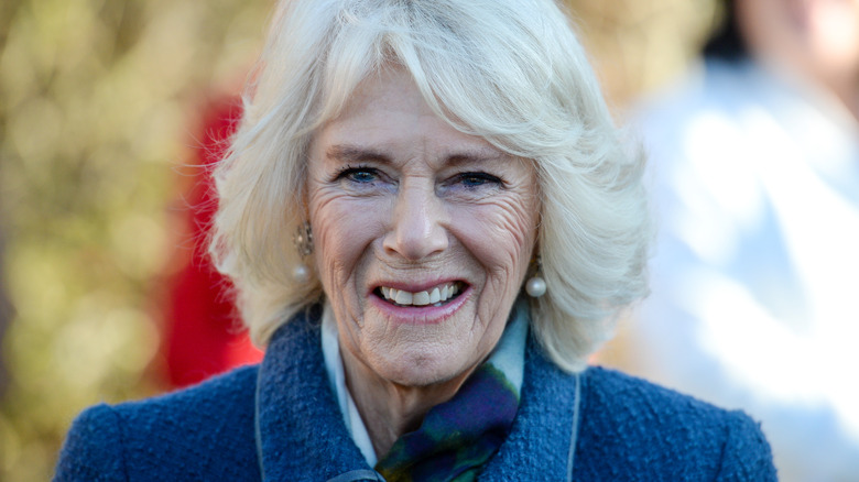Camilla Parker Bowles smiling