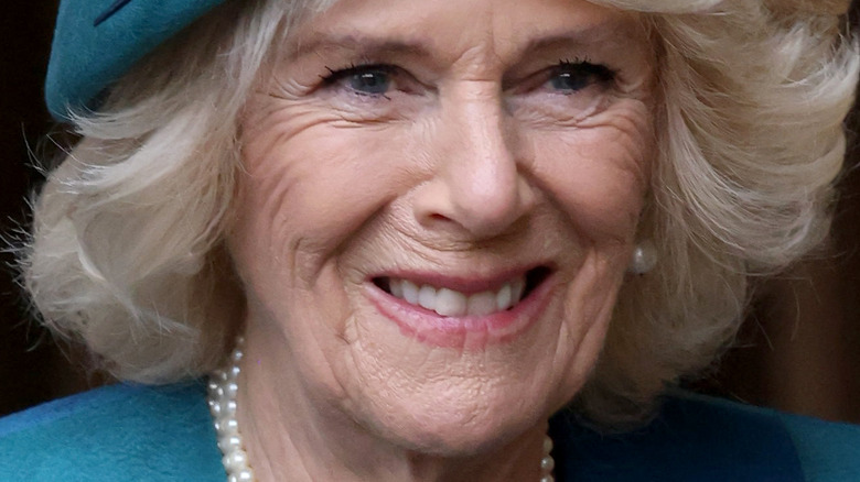 Camilla Parker Bowles smiling