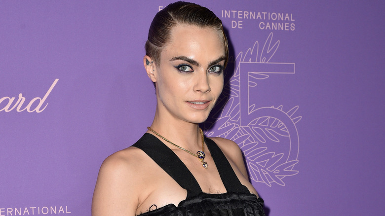 Cara Delevingne red carpet 