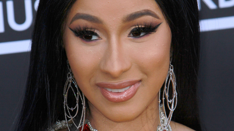 Cardi B smiling