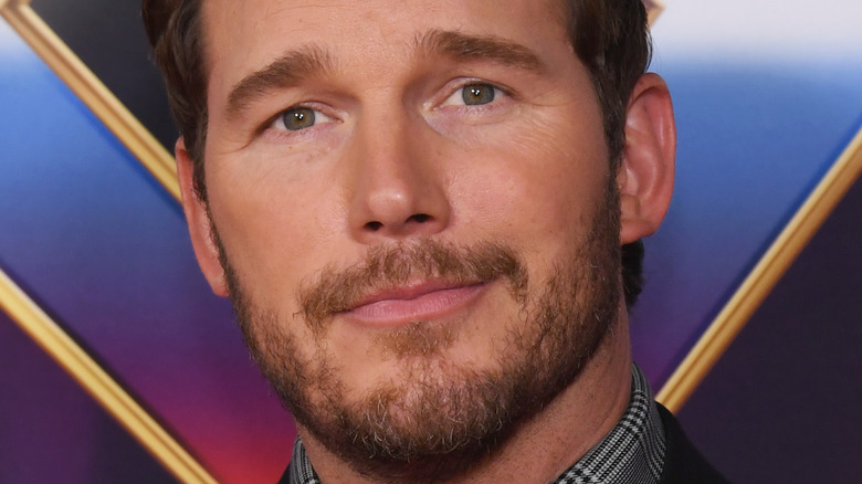 Chris Pratt and Katherine Schwarzenegger smiling