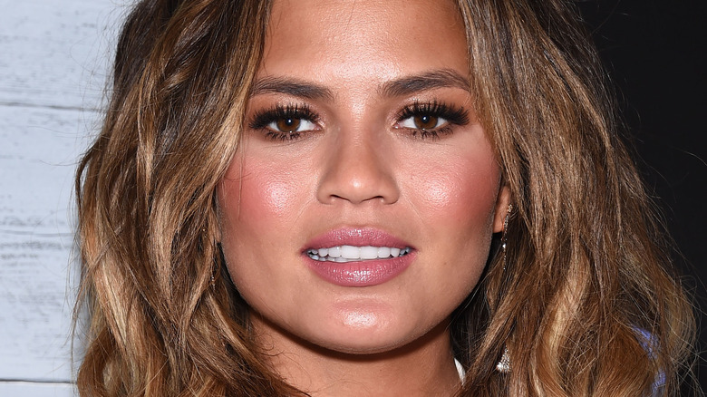 Chrissy Teigen on the red carpet