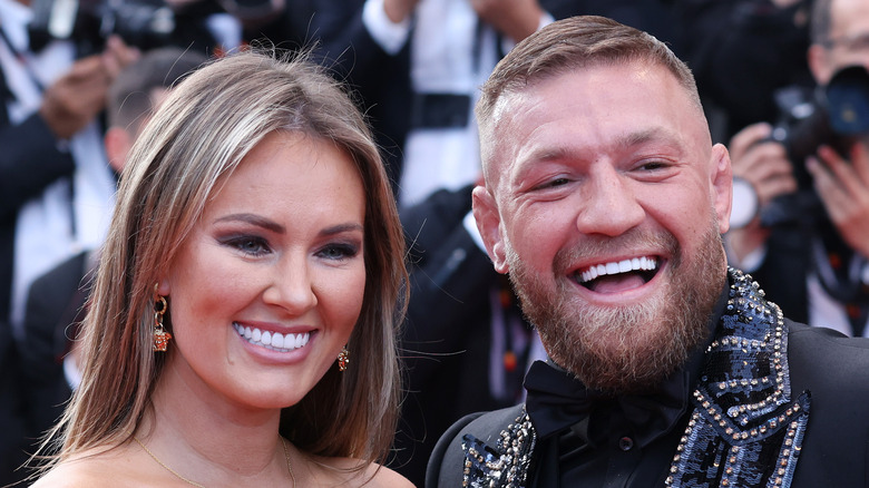 Dee Devlin and Conor McGregor smiling