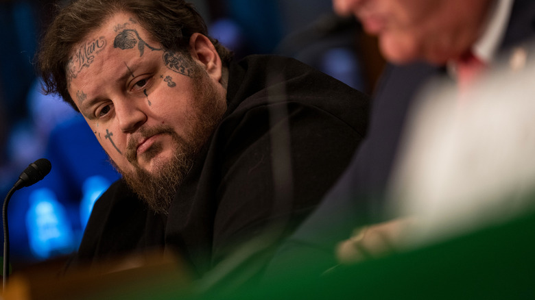 Jelly Roll speaking to Congress