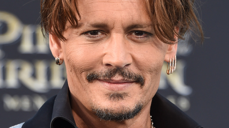 Johnny Depp arriving for "Pirates of the Caribbean: Dead Men Tell No Tales" US Premiere