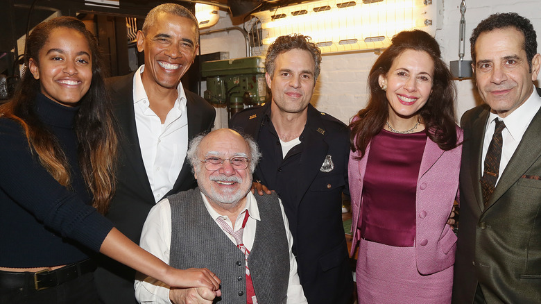 Malia Obama with actors