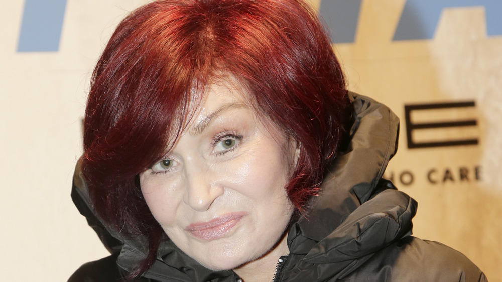 Sharon Osbourne smiling