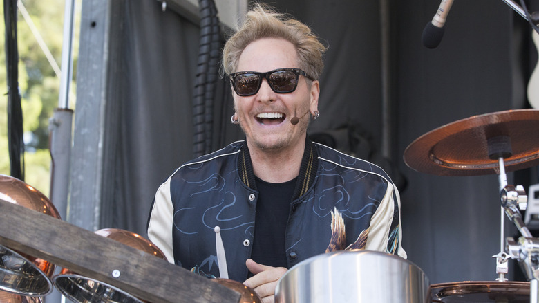 Matt Sorum with drums