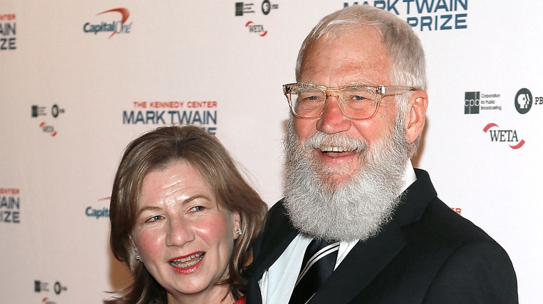 David Letterman and Regina Lasko