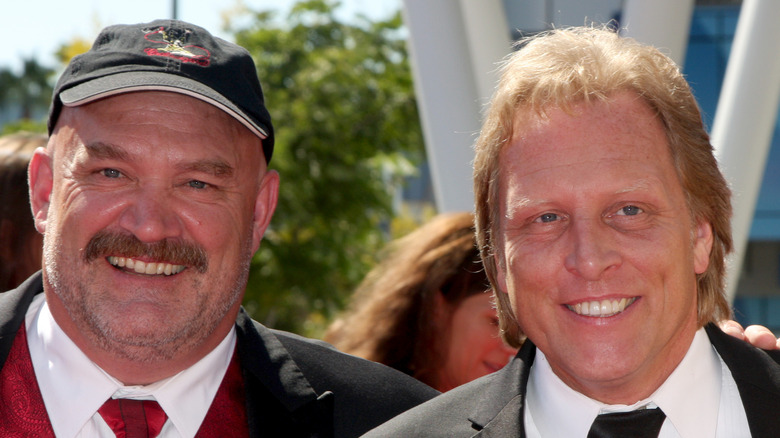 Keith Colburn and Sig Hansen at an event