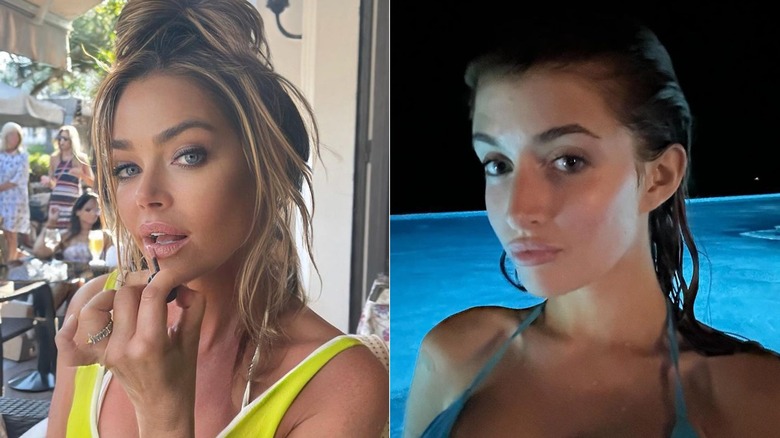 Denise Richards and Sami Sheen split image