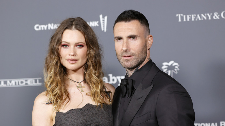 Adam Levine and Behati Prinsloo in 2021