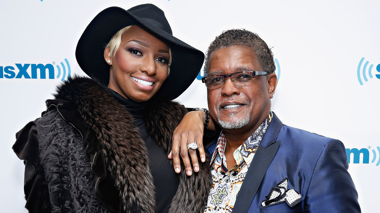 NeNe and Gregg Leaks smiling 