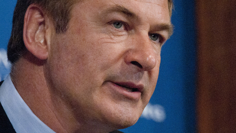 Alec Baldwin talking 