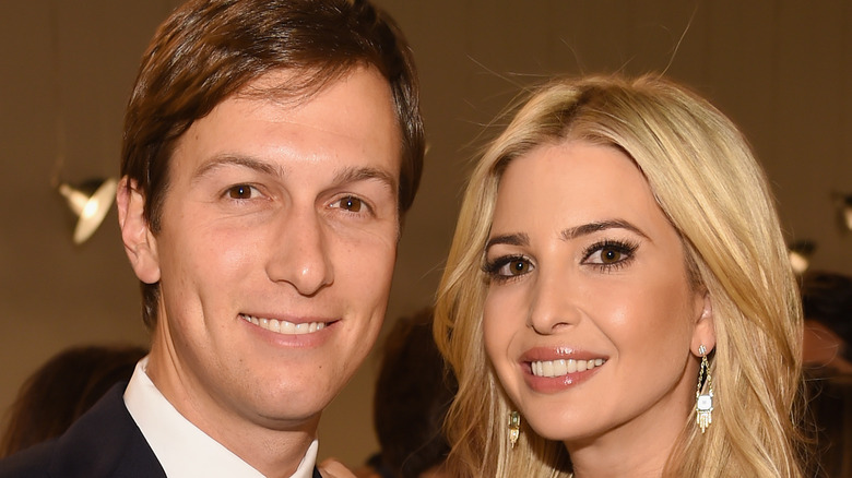 Jared Kushner with Ivanka Trump pose for photo