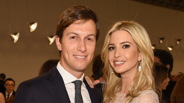 Jared Kushner with Ivanka Trump pose for photo