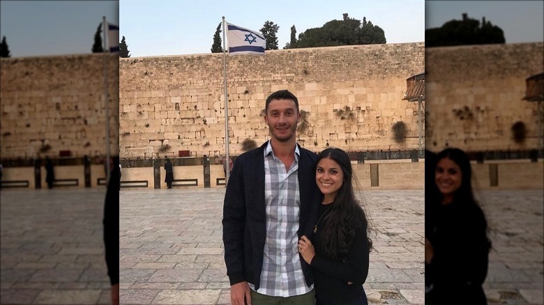 Alexei and Loren Brovarnik in Israel