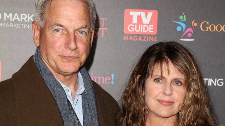 Mark Harmon and Pam Dawber pose