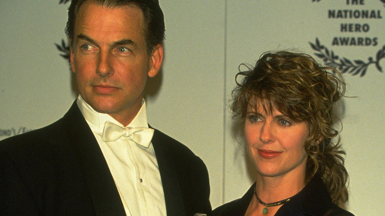 Mark Harmon and Pam Dawber posing