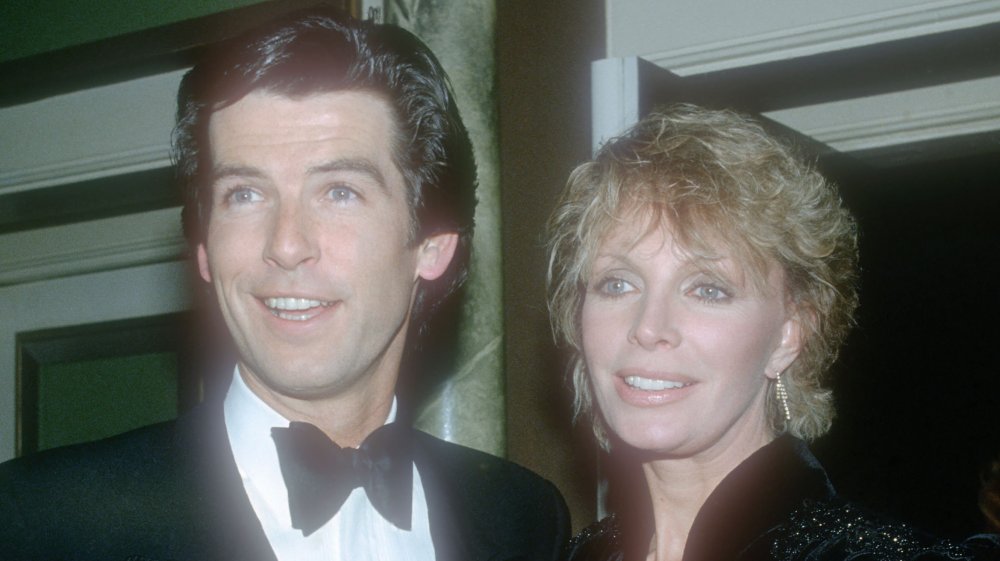 Pierce Brosnan and Cassandra Harris